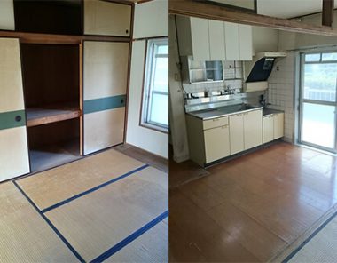 団地の遺品整理の画像