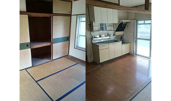 団地の遺品整理の画像