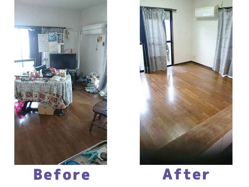 リビングのお片付けイメージ